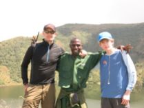 Tony, Fernando and Josh on Bisoke summit