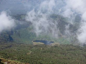 View of Karasimbi Crater